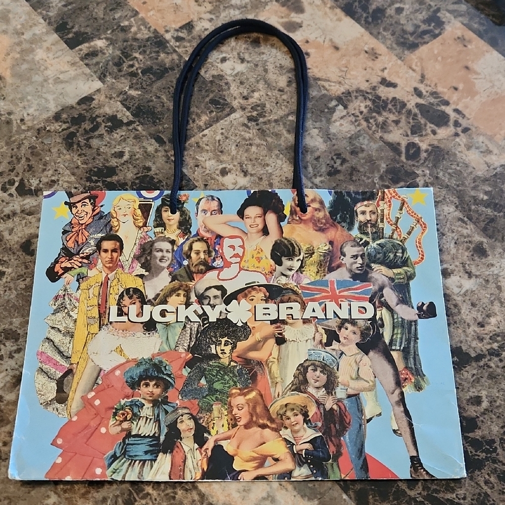 Rare Lucky Brand x Peter Blake Collage Bag 2009